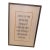 Reversible Mixed-Media Text Print & Hand-Drawn Geometric Canvas Wall Art - 12" X 18" For Sale