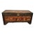1900s Antique Chinese Inlaid Stone Camphor Wood Carved Trunk For Sale
