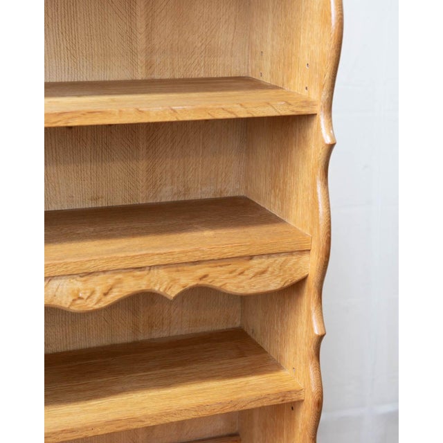 1970s Henning Kjærnulf Danish Oak Bookcase, C. 1970s For Sale - Image 5 of 13