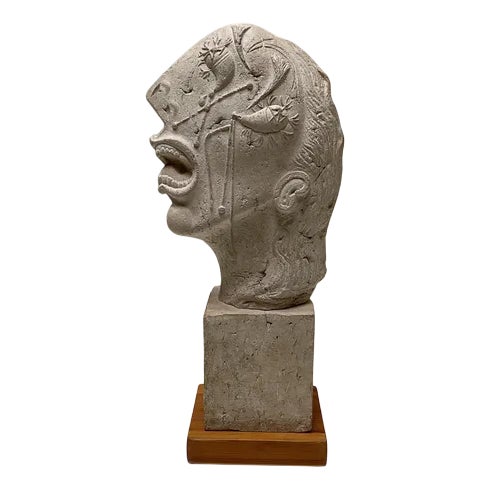 After Pablo Picasso, Étude Guernica - La Femme qui Pleure, 1960s, Plaster For Sale