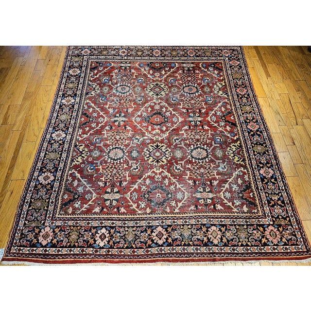 "Late 19th century Persian Mahal Sultanabad rug was woven in the Sultanabad area of Persia (modern-day Arak) in the late...