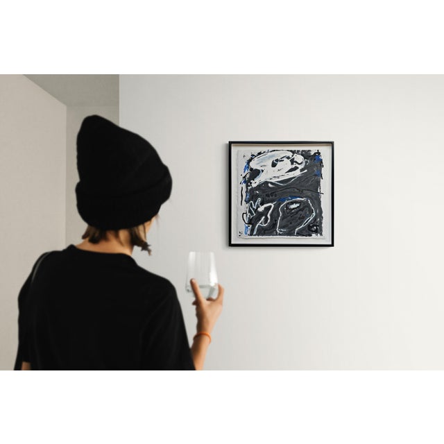 Emil schumacher hagen 1912 - 1999 san josé/ibiza genesis, sheet 4 terragraphy on heavy laid paper size: 40.5 x 40 cm...