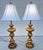 Gold Pair of Monumental 1920s Italian Carved Giltwood Pineapple Table Lamps - 36" Tall Hollywood Regency For Sale - Image 8 of 18