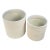 Contemporary Modern White Composite Planter Medium For Sale - Image 3 of 3