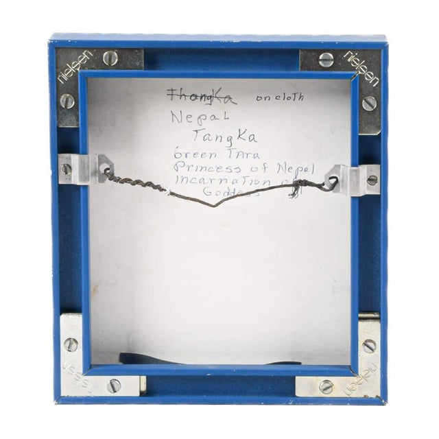 Tibetan Thangka Painting on Cloth of Dorje Sempa For Sale - Image 4 of 9