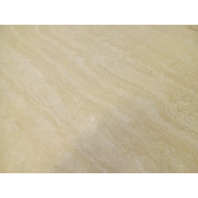 Vintage Octagonal Travertine Dining Table, 1970s For Sale - Image 17 of 18