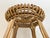 Mid-Century French Woven Bamboo Rattan Stool, 1950s For Sale - Image 4 of 13
