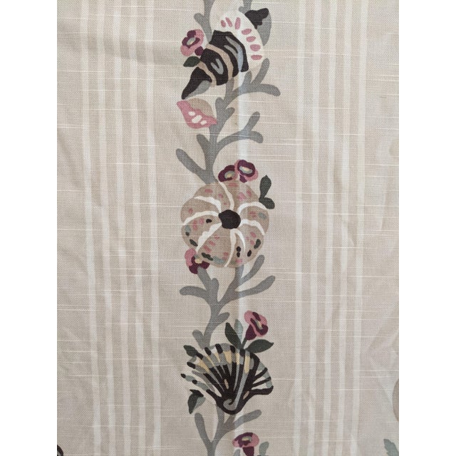 Designer Coastal Sea Shell Fabric 2+ Yards For Sale - Image 10 of 16