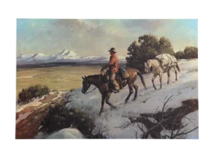 Duane Bryers, Riding Chuck Line, Lithograph