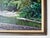 1970s Vintage Tropical River Landscape Oil on Canvas Painting, Framed For Sale - Image 9 of 12