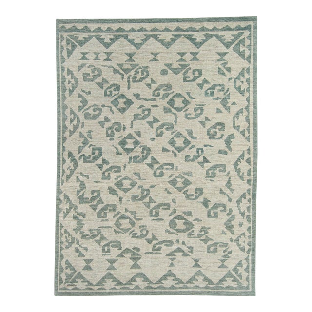 Turkish Oushak Rug 8'11" x 12'3" #20269 For Sale