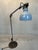 Beautiful machine lamp from Rademacher with shade in 3 colors of enamel (inside: white, edge: black and outside: gray-...