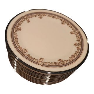 Twelve Lenox Lace Point Lunch Plates For Sale