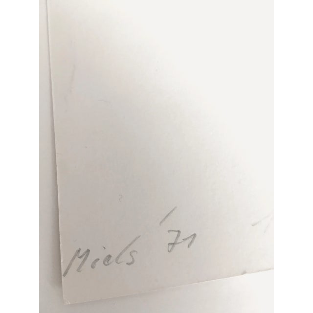 Black Rune Mields, Screenprint, 1971 For Sale - Image 8 of 9