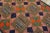 Beautiful Multicolored With Great Geometric Shapes Desings Antique American Hooked Rug. For Sale - Image 4 of 7