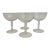 Mid 20th Century Fostoria “Holly Clear” Coupes or Low Sherbets - A Set of 4 For Sale