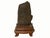 Vintage Naturalistic Scholars Rock Sculpture Dark Green Stone Cicada Accent For Sale - Image 10 of 15