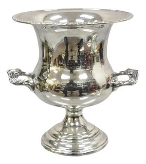 Vintage Sheridan Engraved Award Trophy Cup Champagne Chiller Ice Bucket