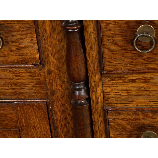 English English Georgian Period 18th Century Oak Dresser with Shelves, Drawers and Doors For Sale - Image 3 of 12