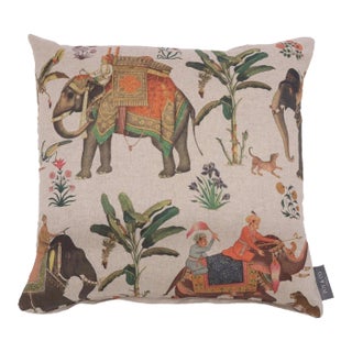 Indian Elephants Cushion For Sale