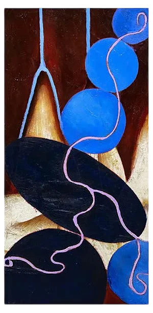 Giorgio Lo Fermo, The Circle and the Ellipse, 2020, Oil Painting