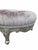 Hollywood Regency Carved Round Ottoman For Sale - Image 4 of 7