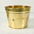 Mid-Century Hollywood Regency Boho Chic English Style Twisted Ribbed Brass Planter For Sale - Image 6 of 9