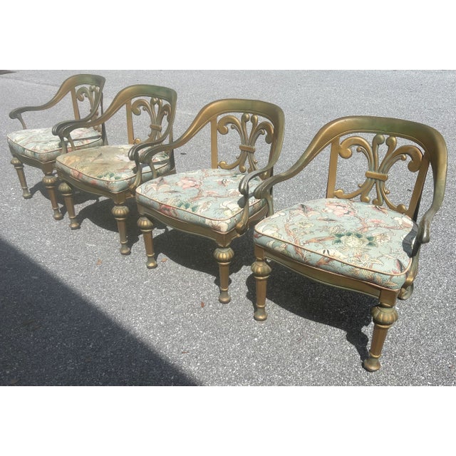 Dorothy Draper Designer Mid-Century Hollywood Regency Patio Table & 4 Chairs For Sale - Image 9 of 12