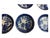 Late 19th Century Set of 6 Antique E G & J E L. Blue Willow Butter Pats For Sale - Image 5 of 5