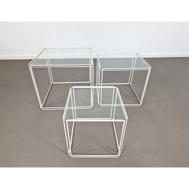 Isocele Nesting Tables by Max Sauze for Max Sauze Studio, 1970s, Set of 3 For Sale - Image 4 of 11