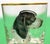 Traditional Pair X Spaniel Dog Head Old Fashioned Glasses Hand Painted by Frank Vosmansky For Sale - Image 3 of 4