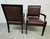 Christian Liaigre Fauteuils Neoclassical Arm Chairs, Pair For Sale - Image 11 of 12