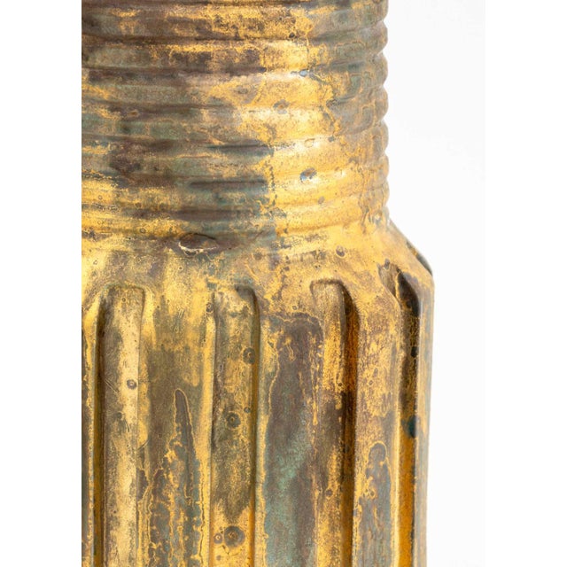 Ceramic Italian Global Views Glazed Ceramic Vase For Sale - Image 7 of 10