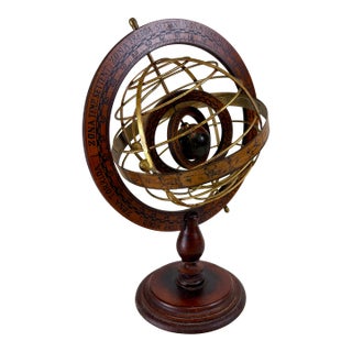 Vintage Armillary Globe or Sphere For Sale