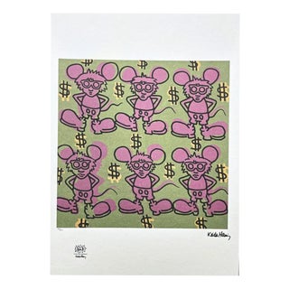 After Keith Haring, Andy Mouse, Print For Sale