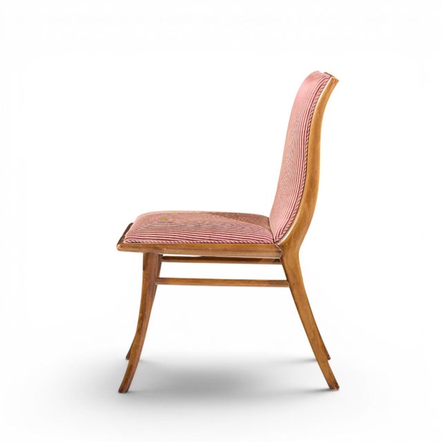 Robsjohn-Gibbings for Widdicomb Mid Century Walnut Dining Chairs - Set of 6 For Sale - Image 9 of 17