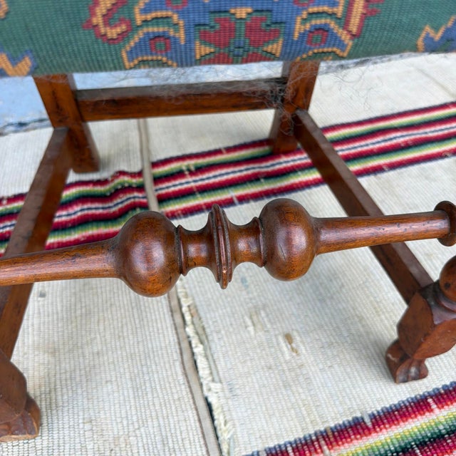 Farmhouse A Very Fine Antique William & Mary Side Chair With Spanish Feet, Boston, Circa 1730 For Sale - Image 3 of 18
