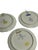 Vintage Hand-Painted Floral Miniature Wall Plates from Royal Delft, 1970s, Set of 7 For Sale - Image 9 of 10