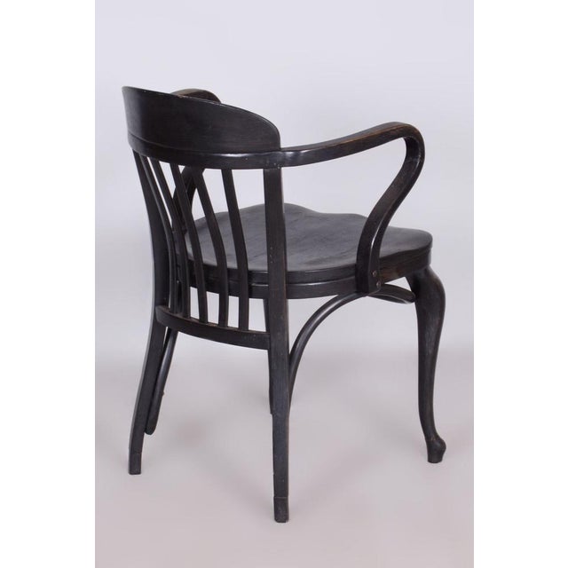 1920s Art Deco Armchair in Beech, Austria, 1920s For Sale - Image 5 of 8