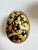 Lovely Vintage Egg w/Painted Enamel Birds In Porcelain Dish & Brass Cherub Stand For Sale - Image 9 of 17