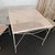 Metal Mid 20th Century Hollywood Regency Braided Wrought Iron and Mesh Patio Dining Set, 2 Pieces For Sale - Image 7 of 7