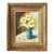 Framed Still Life Floral Oil on Canvas For Sale