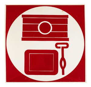 Wall Sign in Plastic