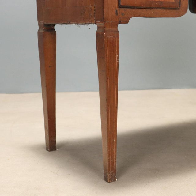 Antique Neoclassical Walnut Writing Desk, 1800s For Sale - Image 6 of 10