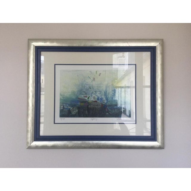 Nissan Engel, Spring, Aquatint For Sale - Image 3 of 6
