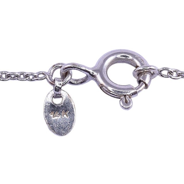 Early 21st Century Diamond 14kw Stationary Pendant Necklace For Sale - Image 5 of 5