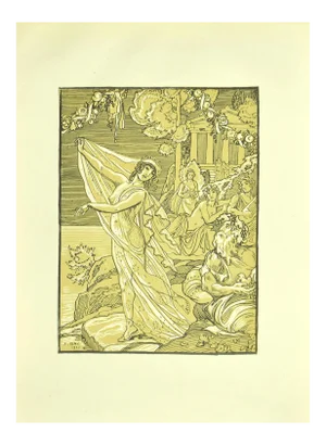 Ferdinand Bac , The Dancing Maenad , Original Lithograph by F. Bac , 1922
