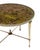 Maison Baguès Maison Bagues Eglomized Glass Side Table, Brass, Art Deco Period For Sale - Image 4 of 9