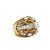 Retro 18K Yellow Gold Diamond Dome Ring, 5.55 CTW, Circa 1950 For Sale - Image 10 of 11