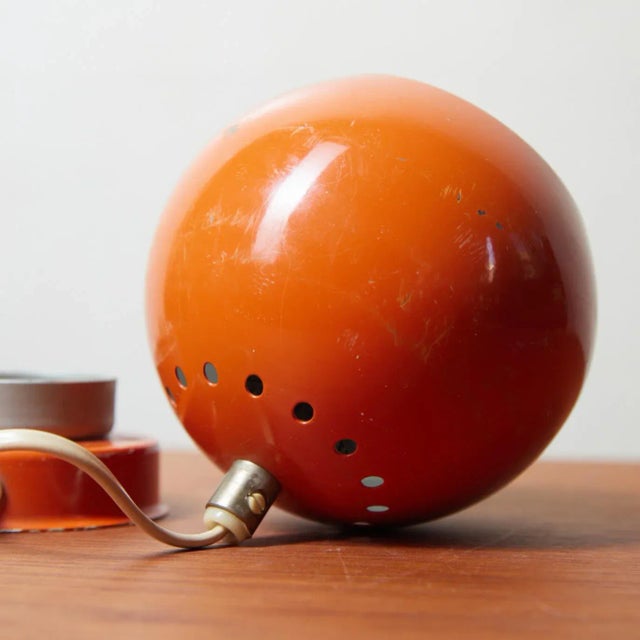 This magnetic lamp was designed by hans jørgen berthel for the danish manufacture abo randers during the 1960s. Modell...